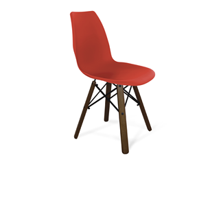 Кухонный стул SHT-ST29/S70 (красный ral 3020/темный орех/черный) в Вологде