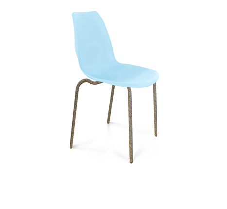 Обеденный стул SHT-ST29/S30 (пастельно-голубой/коричневый сахар) в Вологде - изображение