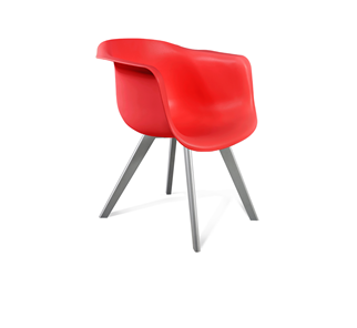 Обеденный стул SHT-ST31/S39 (красный/серый) в Вологде