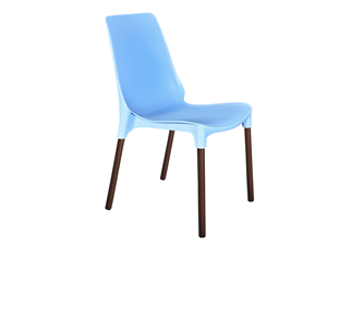 Обеденный стул SHT-ST75/S424 (голубой/коричневый муар) в Вологде - предосмотр