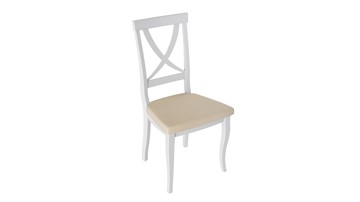 Обеденный стул Лион 2 (Белый матовый/тк № 108) в Вологде - предосмотр