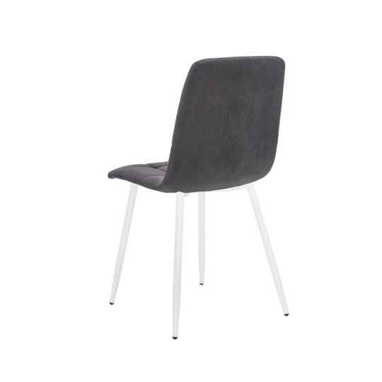Обеденный стул Leset Скай (Металл белый/велюр графит) в Вологде - изображение 3