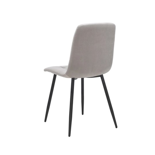Кухонный стул Leset Скай (Металл черный/велюр дым) в Вологде - изображение 3