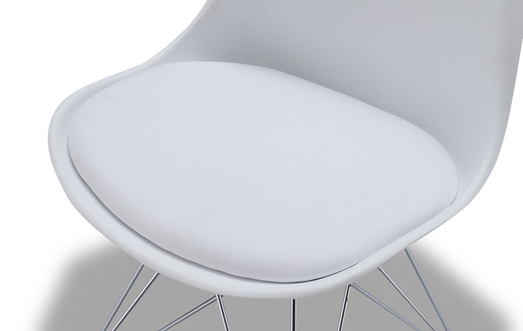 Обеденный стул PM072G белый в Вологде - изображение 1