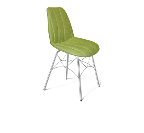 Кухонный стул SHT-ST29-C1/S107 (оливковый/хром лак) в Вологде - изображение
