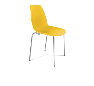 Обеденный стул SHT-ST29/S30 (желтый ral 1021/хром лак) в Вологде - предосмотр