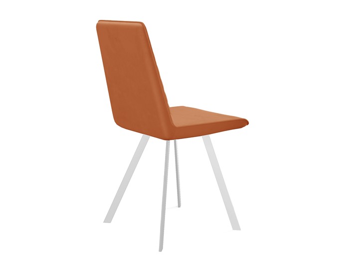 Кухонный стул 202 терракот, ножки белые в Вологде - изображение 1