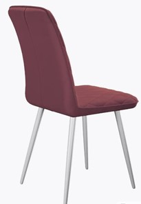Мягкий стул 205 B36 розовая ягода, ножки белые в Вологде - предосмотр