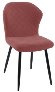 Мягкий стул 239 розовый, ножки  черные в Вологде
