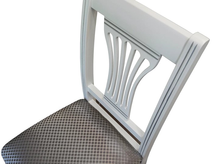 Обеденный стул Анри (белый-серебро, Атина серебро) в Вологде - изображение 2