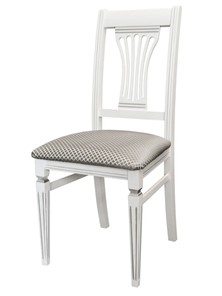 Обеденный стул Анри (белый-серебро, Атина серебро) в Вологде - предосмотр