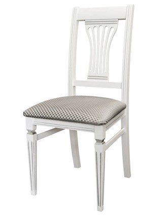 Обеденный стул Анри (белый-серебро, Атина серебро) в Вологде - изображение