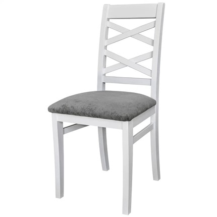 Кухонный стул Араго белый, графит в Вологде - изображение