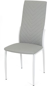 Обеденный стул Асти Лайт (чайка), ткань Т03/ноги белые в Вологде - предосмотр
