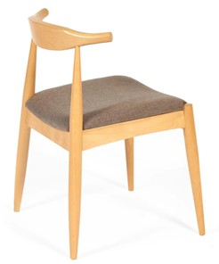 Обеденный стул BULL бук/ткань 54,5x54x75 Натуральный арт.19586 в Вологде - предосмотр 1