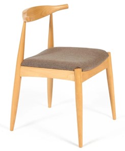 Обеденный стул BULL бук/ткань 54,5x54x75 Натуральный арт.19586 в Вологде - предосмотр