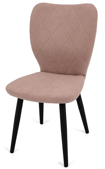 Обеденный стул Чинзано (Пудровый Т181/ноги черные) в Вологде - изображение 2