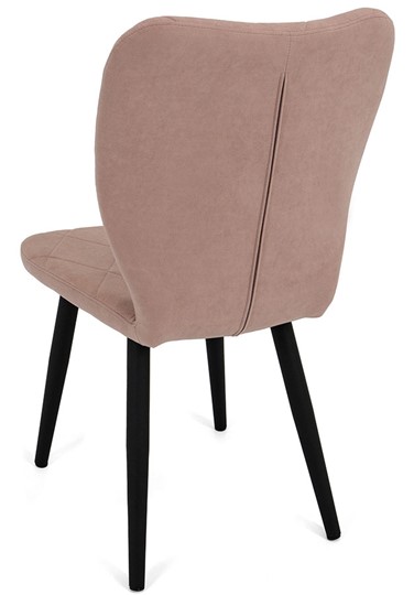 Обеденный стул Чинзано (Пудровый Т181/ноги черные) в Вологде - изображение 4