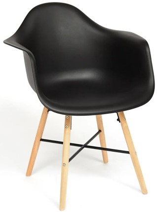 Кресло CINDY (EAMES) (mod. 919) 60х62х79 черный арт.19050 в Вологде - изображение