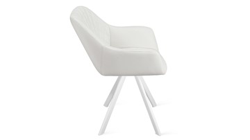Обеденный стул Дастин К2 (Белый матовый/Кож.зам Polo White) в Вологде - предосмотр 1