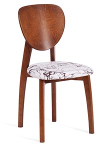 Обеденный стул Diamante, мягкое сидение бук, 42х42х85, коричневый/ткань Крекс Милк арт.14124 в Вологде - предосмотр