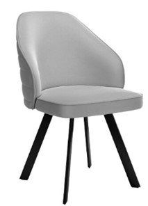 Кухонный стул dikline 276 Е28 светло-серый  ножки черные в Вологде