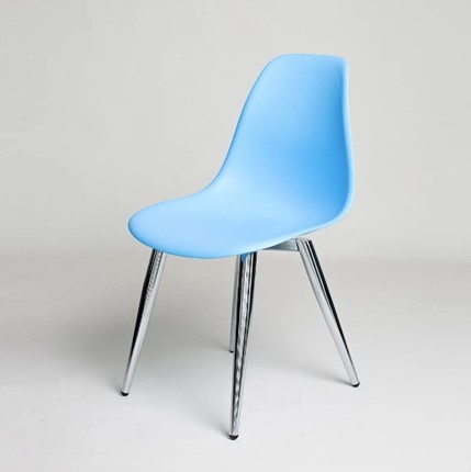 Кухонный стул DSL 110 Milan Chrom (голубой) в Вологде - изображение