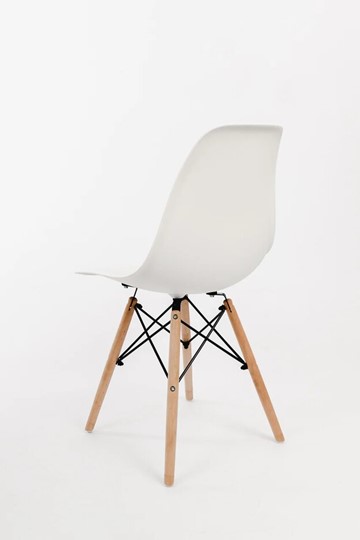 Обеденный стул DSL 110 Wood (белый) в Вологде - изображение 3
