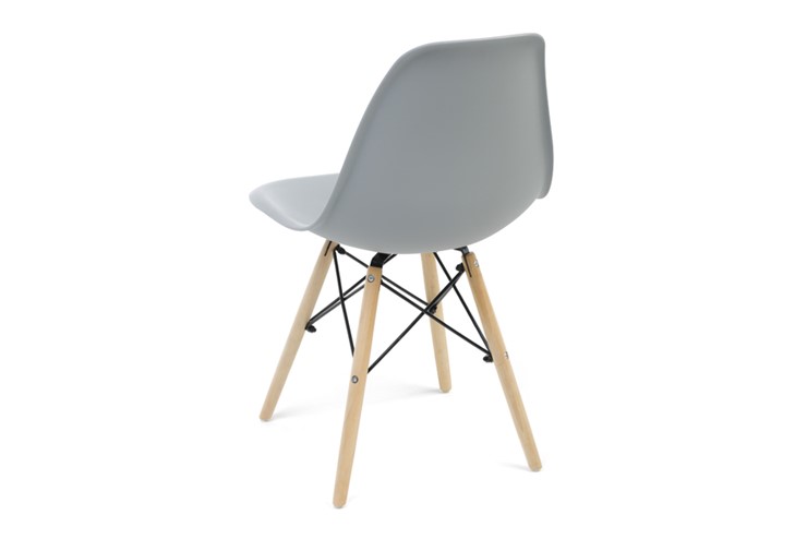 Обеденный стул DSL 110 Wood (светло-серый) в Вологде - изображение 3