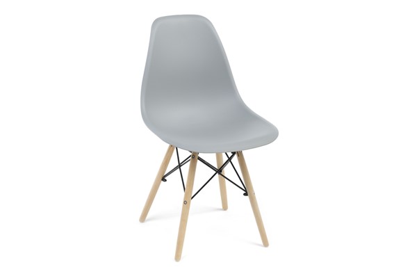Обеденный стул DSL 110 Wood (светло-серый) в Вологде - изображение