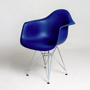 Обеденный стул DSL 330 Chrom (темно-синий) в Вологде - предосмотр