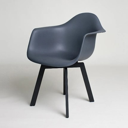 Кухонный стул DSL 330 Grand Black (Темно-серый) в Вологде - изображение