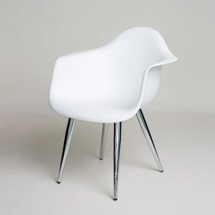Обеденный стул DSL 330 Milan (Белый) в Вологде - изображение