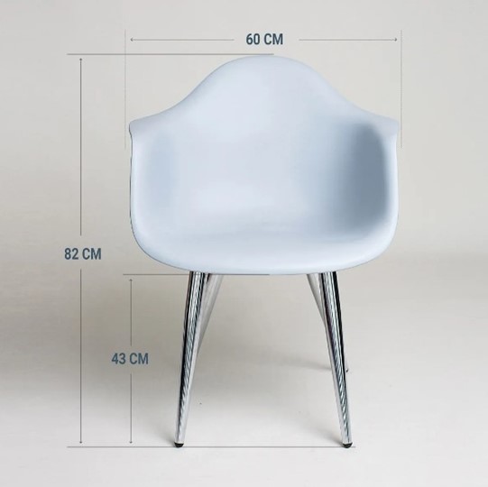 Обеденный стул DSL 330 Milan (Светло-серый) в Вологде - изображение 1