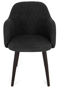 Обеденный стул Эспрессо-1, ноги черные круглые XXL (R38)/велюр T190 Горький шоколад в Вологде - предосмотр 1