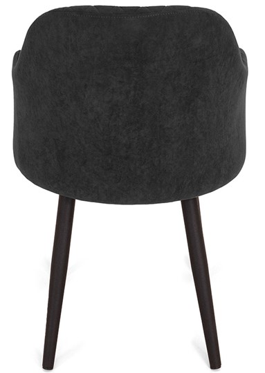 Обеденный стул Эспрессо-1, ноги черные круглые XXL (R38)/велюр T190 Горький шоколад в Вологде - изображение 5