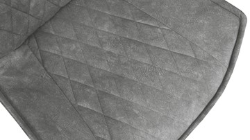 Стул кухонный Фэнди К2 (Черный муар/Микровелюр Wellmart Silver) в Вологде - предосмотр 4