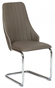 Кухонный стул FRATELLI (mod.8415) 44х62х97 пепельно-коричневый (окантовка слон.кость) в Вологде - предосмотр