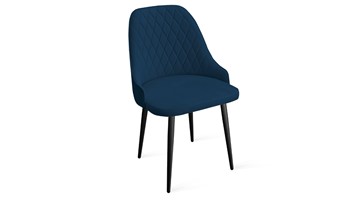 Обеденный стул Гранд К1К (Черный муар/Велюр Confetti Blue) в Вологде