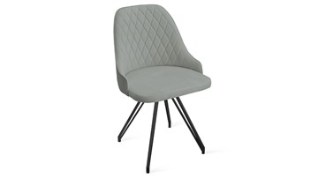 Обеденный стул Гранд К4 (Черный муар/Велюр Confetti Silver) в Вологде - предосмотр