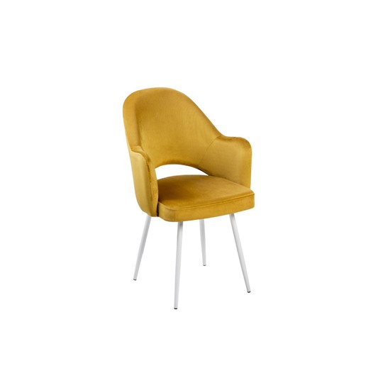Обеденный стул Клео Грэйс, ножки Белый в Вологде - изображение 4