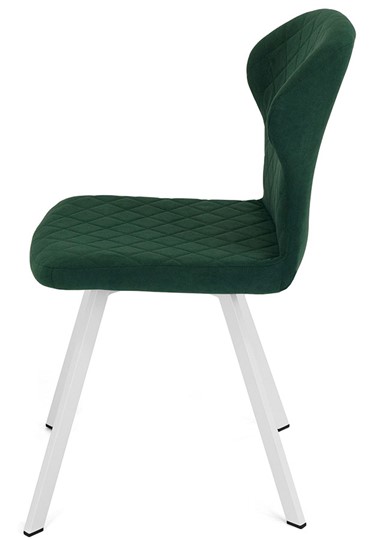 Обеденный стул Марио (Изумрудный Т189/ноги белые) в Вологде - изображение 2