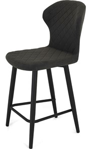 Обеденный стул Марио полубарный (Горький шоколад Т190/ноги черные) в Вологде