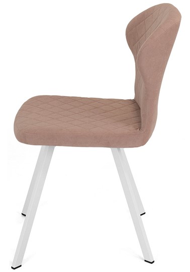 Обеденный стул Марио (Пудровый Т181/ноги белые) в Вологде - изображение 2