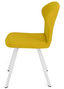 Обеденный стул Марио (Желтый Т182/ноги белые) в Вологде - предосмотр 3