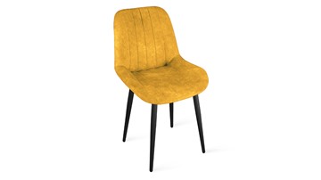 Кухонный стул Марвел Исп. 2 К1С (Черный муар/Микровелюр Wellmart Yellow) в Вологде - предосмотр