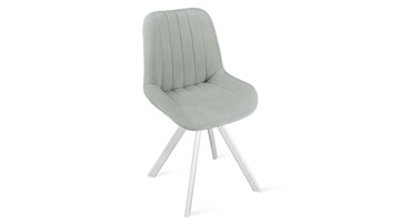 Обеденный стул Марвел Исп. 2 К2 (Белый матовый/Велюр Confetti Silver) в Вологде