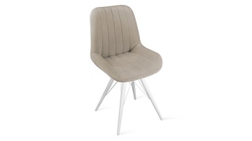 Обеденный стул Марвел Исп. 2 К3 (Белый матовый/Велюр Confetti Smoke) в Вологде