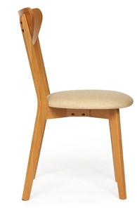 Обеденный стул MAXI (Макси), бук/ткань 86x48,5x54,5 Бежевый/ натуральный бук арт.19593 в Вологде - предосмотр 1