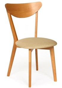 Обеденный стул MAXI (Макси), бук/ткань 86x48,5x54,5 Бежевый/ натуральный бук арт.19593 в Вологде - предосмотр